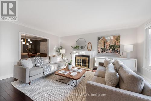 15 Wood Glen Road, Toronto (Birchcliffe-Cliffside), ON - Indoor Photo Showing Living Room With Fireplace