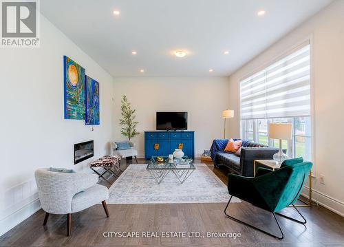 2405 Irene Crescent, Oakville (Glen Abbey), ON - Indoor Photo Showing Living Room With Fireplace