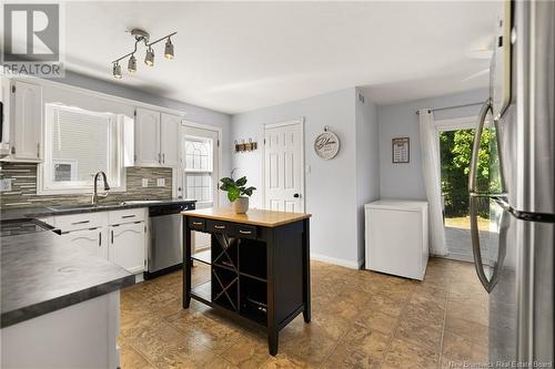 112 Palisade Drive, Moncton, NB - Indoor Photo Showing Kitchen With Double Sink