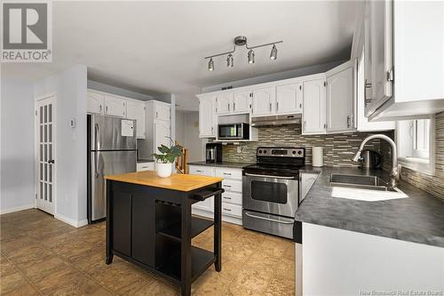 112 Palisade Drive, Moncton, NB - Indoor Photo Showing Kitchen With Double Sink