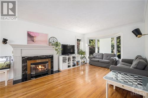 1137 Checkers Road, Ottawa, ON - Indoor Photo Showing Living Room With Fireplace