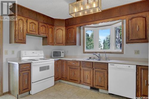 2723 Partridge Crescent, Regina, SK - Indoor Photo Showing Kitchen With Double Sink