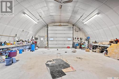 Rural Address- Middle Lake Acreage, Middle Lake, SK - Indoor Photo Showing Garage