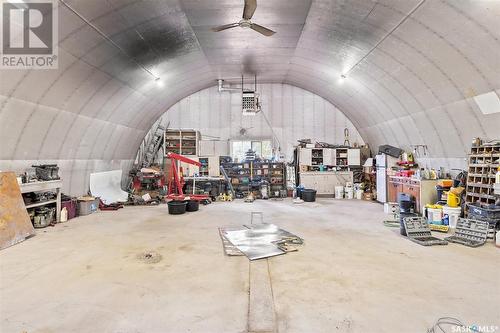 Rural Address- Middle Lake Acreage, Middle Lake, SK - Indoor Photo Showing Garage