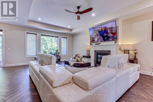 2129 Lockwood Crescent, Strathroy-Caradoc (Mount Brydges), ON - Indoor Photo Showing Living Room With Fireplace