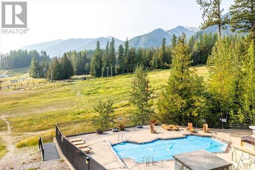 5258 Highline  Drive Unit# 119, Fernie, BC - Outdoor With In Ground Pool With View