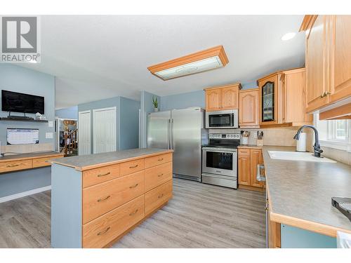 160 Carlin Street, Grindrod, BC - Indoor Photo Showing Kitchen With Stainless Steel Kitchen