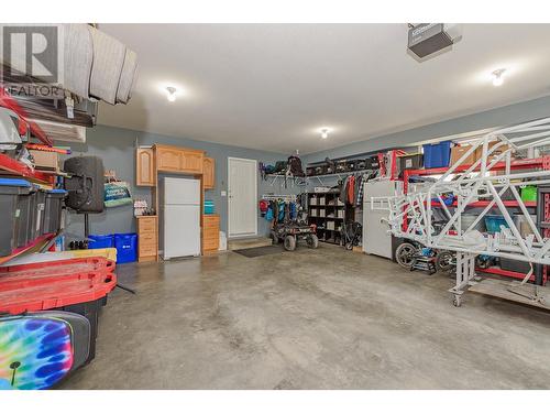 160 Carlin Street, Grindrod, BC - Indoor Photo Showing Garage