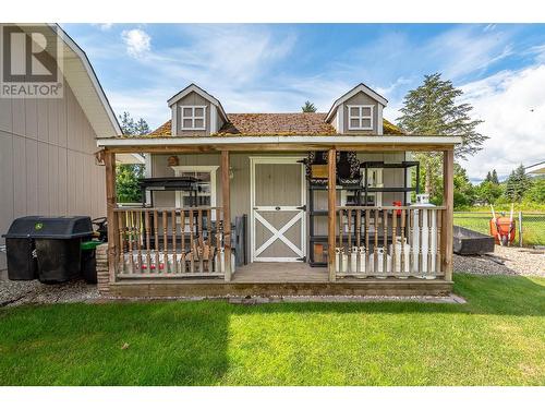 160 Carlin Street, Grindrod, BC - Outdoor With Deck Patio Veranda