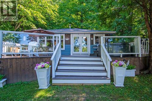 34 Deweys Island, Kawartha Lakes, ON - Outdoor With Deck Patio Veranda