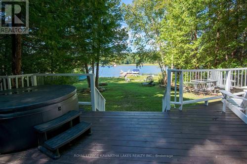 34 Deweys Island, Kawartha Lakes, ON - Outdoor With Body Of Water With Deck Patio Veranda