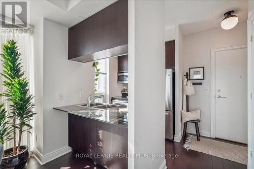 1902 - 16 Brookers Lane, Toronto (Mimico), ON - Indoor Photo Showing Kitchen With Double Sink