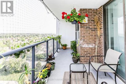 1708 - 21 Knightsbridge Road, Brampton (Queen Street Corridor), ON - Outdoor With Balcony With Exterior