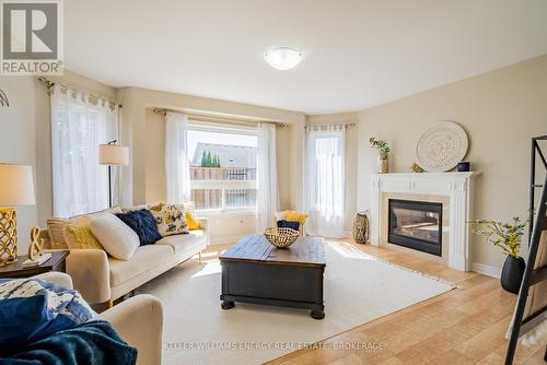 55 Frank Wheeler Avenue, Clarington (Courtice), ON - Indoor Photo Showing Living Room With Fireplace