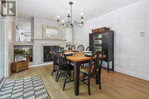 242 1St Street A W, Owen Sound, ON - Indoor Photo Showing Dining Room With Fireplace