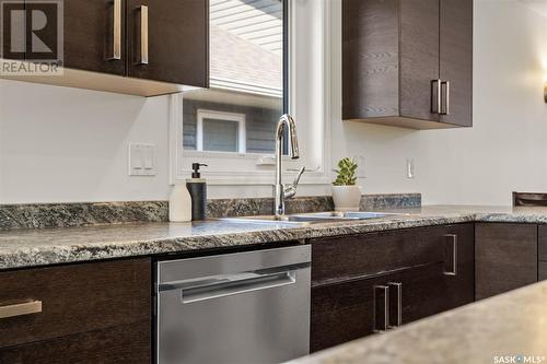 1246 Hargreaves Way, Saskatoon, SK - Indoor Photo Showing Kitchen With Double Sink