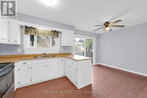 108 Nicholas Street, Quinte West, ON - Indoor Photo Showing Kitchen With Double Sink