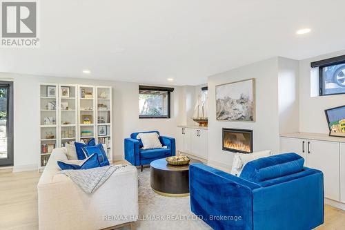 68 Harewood Avenue, Toronto, ON - Indoor Photo Showing Living Room With Fireplace