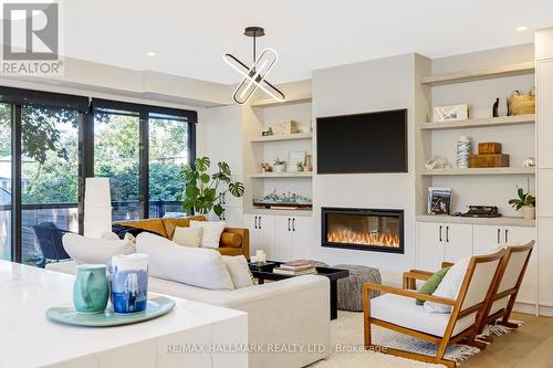 68 Harewood Avenue, Toronto, ON - Indoor Photo Showing Living Room With Fireplace