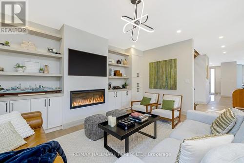 68 Harewood Avenue, Toronto, ON - Indoor Photo Showing Living Room With Fireplace