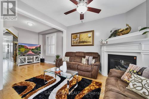 28 Franktown Drive N, Brampton, ON - Indoor Photo Showing Living Room With Fireplace