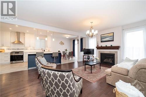 152 Finsbury Avenue, Ottawa, ON - Indoor Photo Showing Living Room With Fireplace