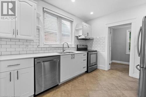 12 Onward Avenue, Kitchener, ON - Indoor Photo Showing Kitchen With Double Sink