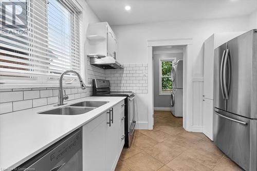 12 Onward Avenue, Kitchener, ON - Indoor Photo Showing Kitchen With Double Sink