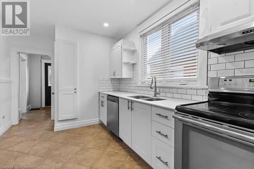 12 Onward Avenue, Kitchener, ON - Indoor Photo Showing Kitchen With Double Sink