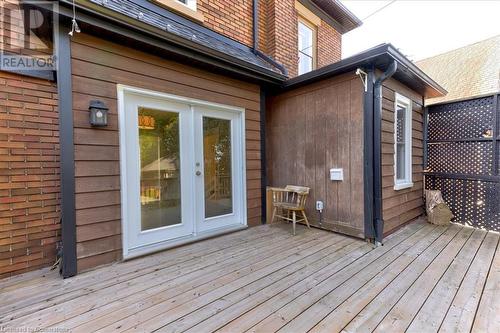 12 Onward Avenue, Kitchener, ON - Outdoor With Deck Patio Veranda With Exterior