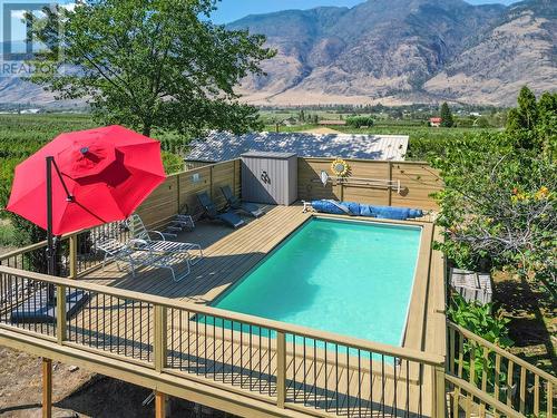 824 Ricker Road, Cawston, BC - Outdoor With In Ground Pool With Deck Patio Veranda