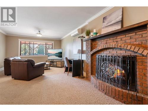 824 Ricker Road, Cawston, BC - Indoor With Fireplace