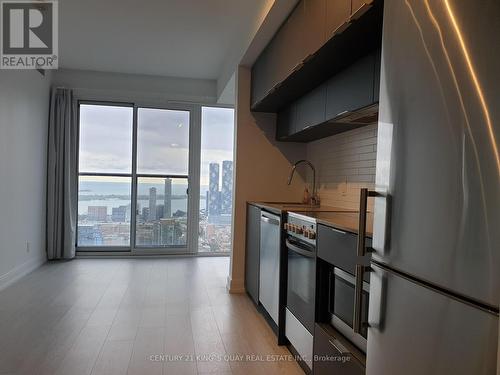 5108 - 181 Dundas Street E, Toronto, ON - Indoor Photo Showing Kitchen With Stainless Steel Kitchen