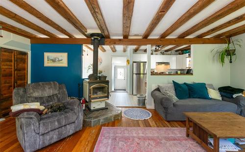 2904 Enderby Mabel Lake Road, Enderby, BC - Indoor Photo Showing Living Room With Fireplace