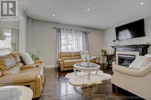 1426 Kellough Street, Innisfil (Alcona), ON - Indoor Photo Showing Living Room With Fireplace