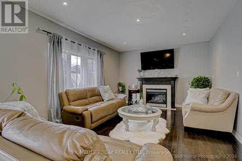 1426 Kellough Street, Innisfil (Alcona), ON - Indoor Photo Showing Living Room With Fireplace