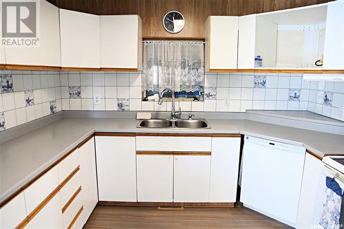 201 1St Avenue N, Wakaw, SK - Indoor Photo Showing Kitchen With Double Sink