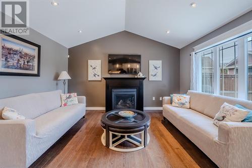 66 Spracklin Boulevard, Paradise, NL - Indoor Photo Showing Living Room With Fireplace