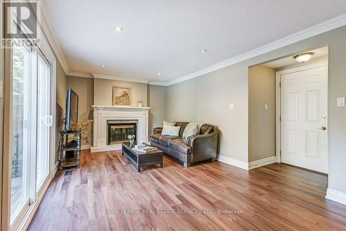 2489 Yarmouth Crescent, Oakville (Bronte West), ON - Indoor Photo Showing Living Room With Fireplace