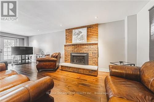 412 Melanie Crescent, Hamilton (Ancaster), ON - Indoor Photo Showing Living Room With Fireplace