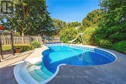 412 Melanie Crescent, Hamilton (Ancaster), ON - Outdoor With In Ground Pool With Backyard