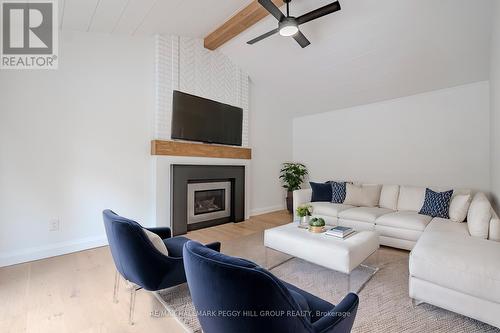 66 Willow Landing Road, Springwater (Midhurst), ON - Indoor Photo Showing Living Room With Fireplace