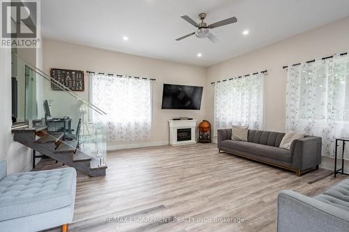 111 Westhumber Boulevard, Toronto (West Humber-Clairville), ON - Indoor Photo Showing Living Room With Fireplace