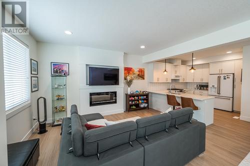 309 4274 22Nd Avenue, Prince George, BC - Indoor Photo Showing Living Room With Fireplace