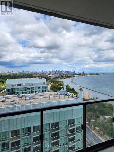 1926 Lakeshore Boulevard, Toronto (High Park-Swansea), ON - Outdoor With Body Of Water With Balcony With View