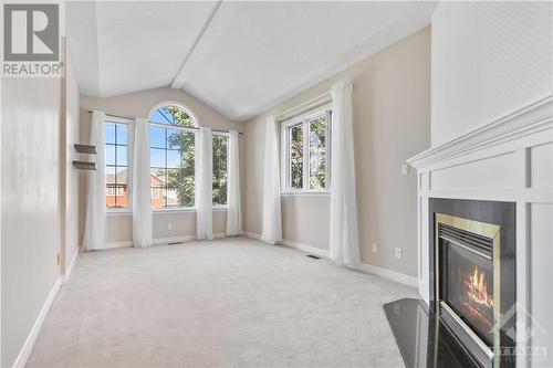 Family Room - 117 Locheland Crescent, Ottawa, ON - Indoor With Fireplace