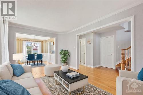 Virtually Staged - 117 Locheland Crescent, Ottawa, ON - Indoor Photo Showing Living Room