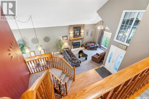 315 Humboldt Street, Jansen, SK - Indoor Photo Showing Other Room With Fireplace