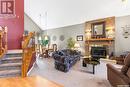 315 Humboldt Street, Jansen, SK  - Indoor Photo Showing Living Room With Fireplace 