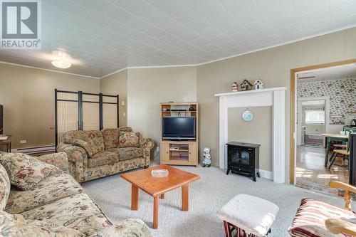 277-279 Main Road, New Perlican, NL - Indoor Photo Showing Living Room With Fireplace